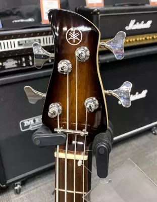 Yamaha - TRBX174EW Exotic Wood 4-String Bass - Tobacco Brown Sunburst 3